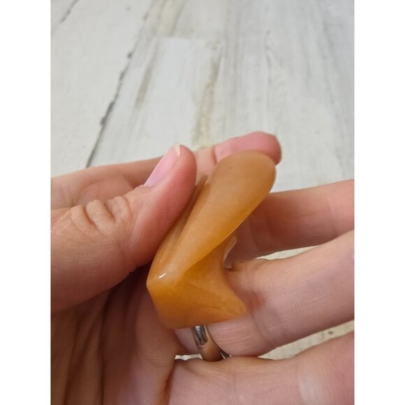 Kalifano carnelian vitality Angel cherub statue rock crystal figurine - Picture 7 of 7